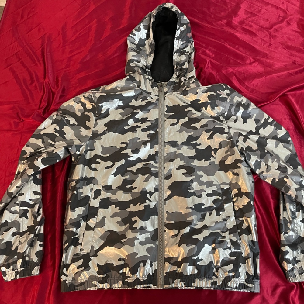 Vintage White Camo Michael Kors Zip Up